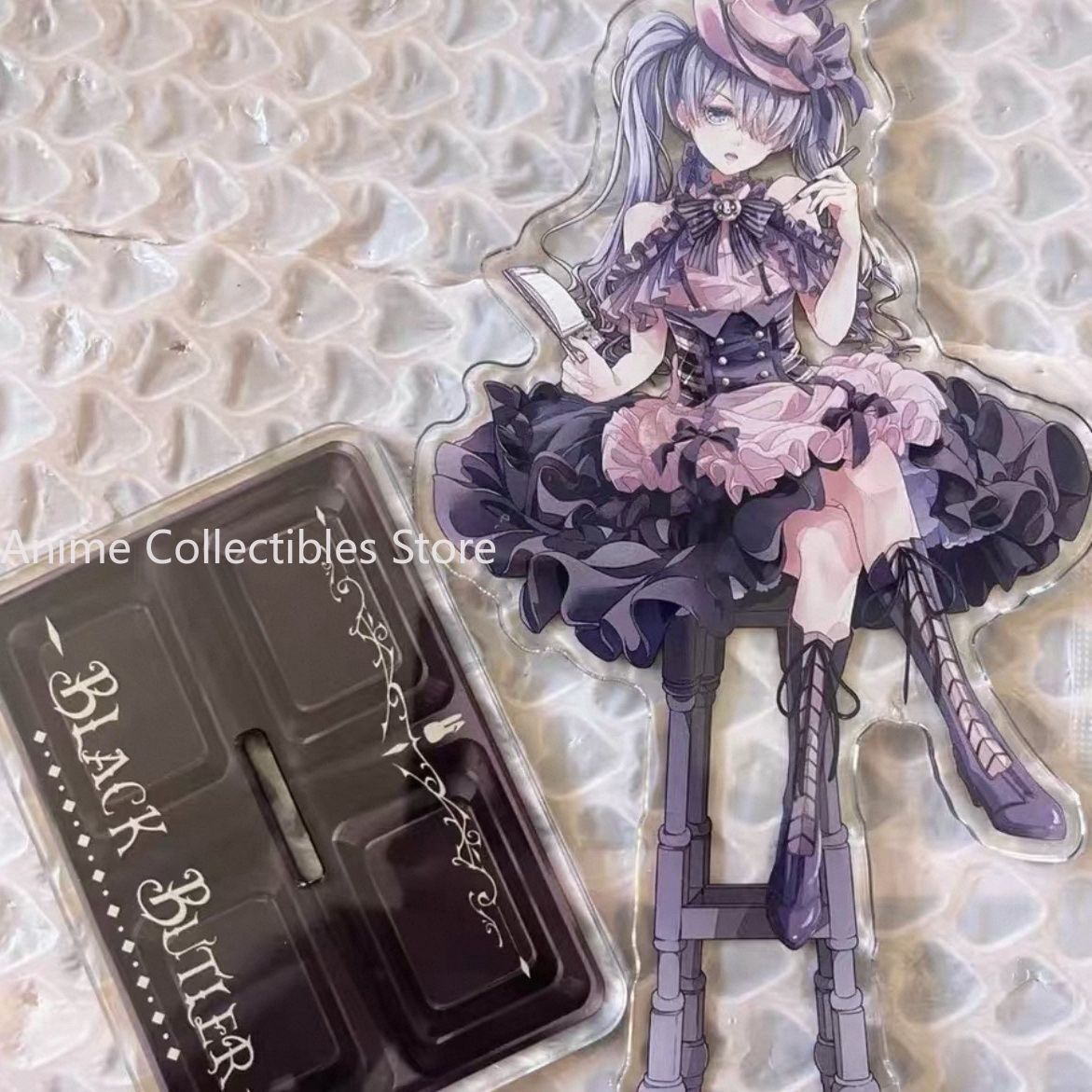 Action Figure Stand - อะคริลิกอะนิเมะ แบล็คบัตเลอร์ โมเดลอะคริลิก ฟิกเกอร์แอคชั่น ของตกแต่งตั้งโต๊ะ ของสะสม