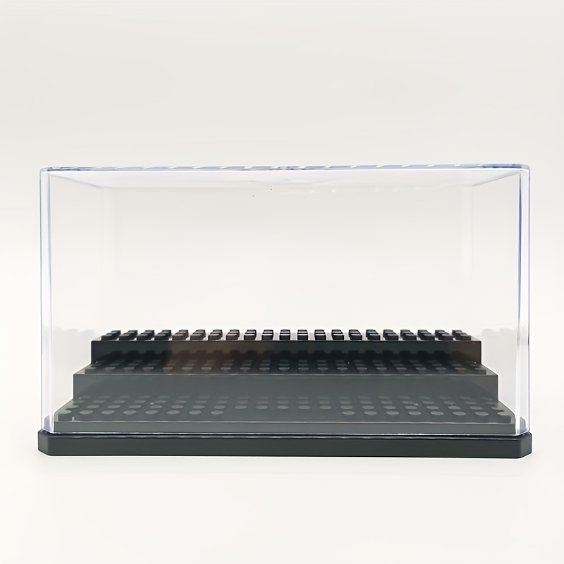 Lego Minifigure Holder - กล่องโชว์มินิฟิกเกอร์อะคริลิก แบบซ้อนกันได้และป้องกันฝุ่น สำหรับจัดเก็บของเล่นเลโก้และแอคชั่นฟิกเกอร์