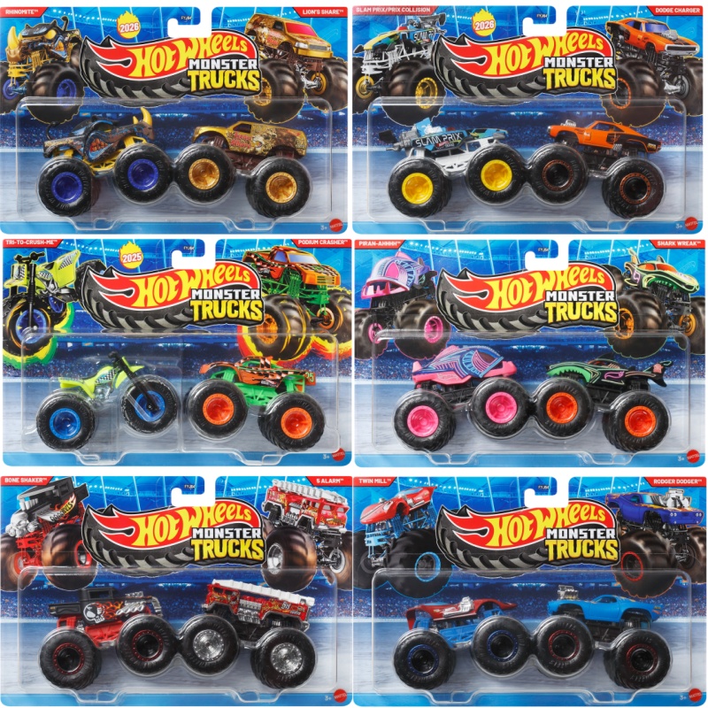 Hot Wheels Car Monster Trucks - 2026 ฮอตวีลส์ มอนสเตอร์ทรัคส์ Fyj64 Hw ไทเกอร์