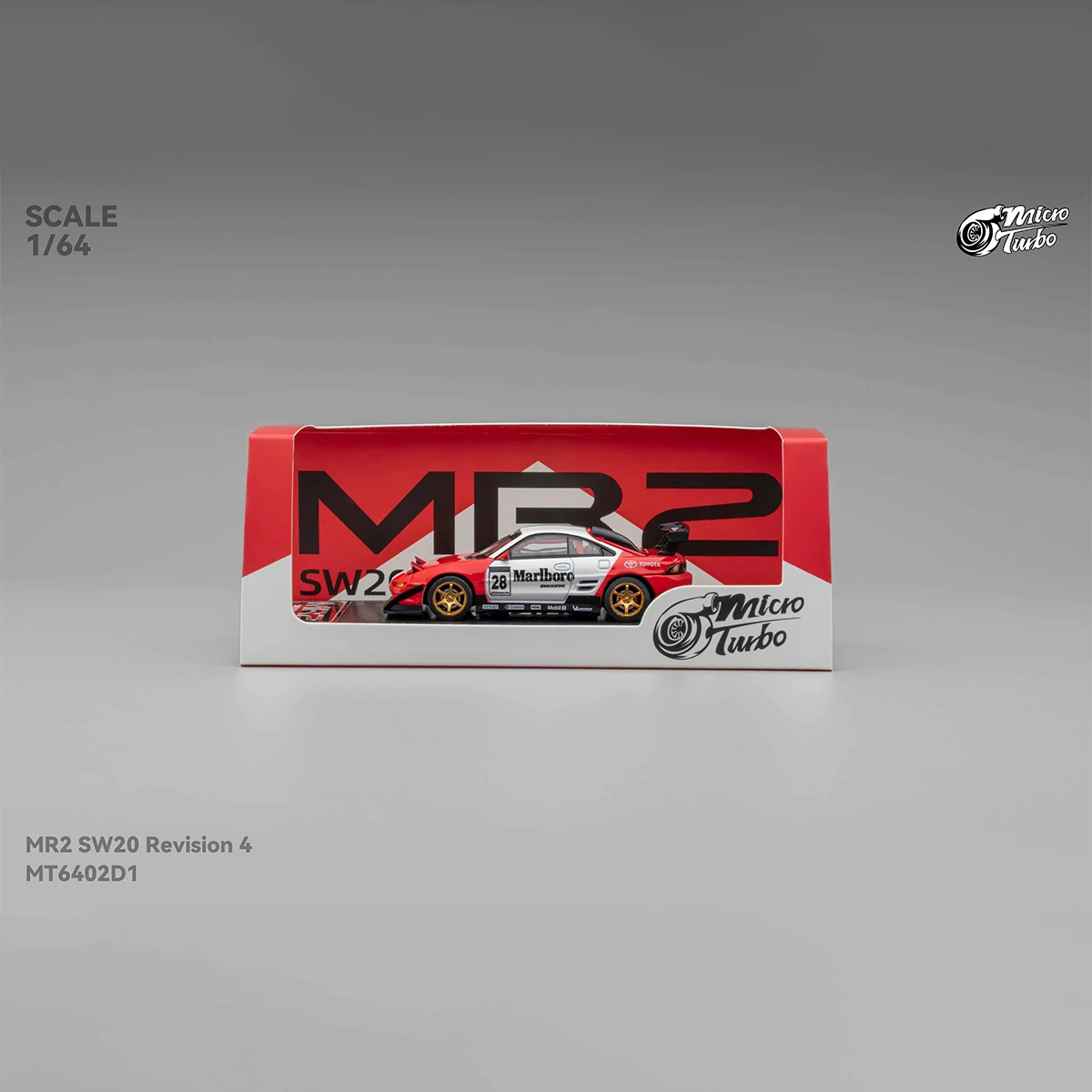 ไมโครเทอร์โบ 1:64 โตโยต้า MR2  - Die Cast Car 1 64 บทวิจารณ์และราคา